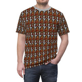 Afro Angel Warrior Print Shirt - Red - $39.99