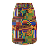 Kente Printl Skirt - $29.99