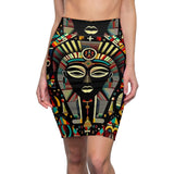 African Goddess Geometric Skirt - $29.99