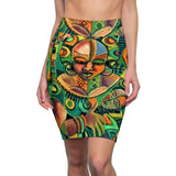 African Goddess Art Pencil Skirt – $29.99