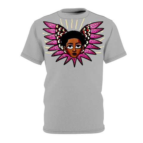 Afro Angel Face - Pink - Gray - $39.99