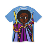 Afro-Guardian Angel Shirt (Blue) - $39.99