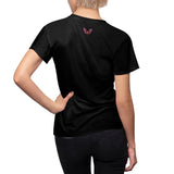 Black Winged Queen Women's Tee — Afrocentric Graphic Shirt