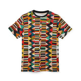 T-Shirt - African Heritage Quilt Print Unisex Tee