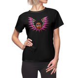 Black Winged Queen Women's Tee — Afrocentric Graphic Shirt