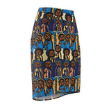 African Priest Print Skirt - $29.99
