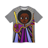 Afro-Guardian Angel Shirt (gray) - $39.99