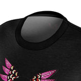 Black Winged Queen Women's Tee — Afrocentric Graphic Shirt