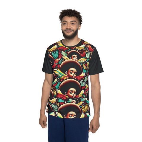 Vibrant Men's Sports Jersey, Stylish Athletic Shirt, Unique Sportswear for Fitness Lovers, Trendy Casual Wear, Perfect for Game Day