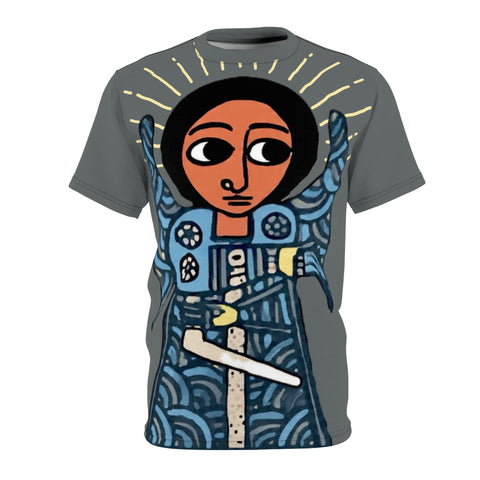 Afro Angel Warrior - Frost - Gray