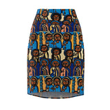 African Priest Print Skirt - $29.99