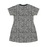 African Angel Face Sunrise T-Shirt Dress — $42.99