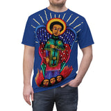 Blessed African Angel Tee  - Blue