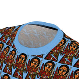 Afro Angel Warrior print -Blue  - $39.99