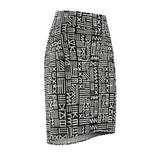 Tribal Geo Print Midi-Skirt - $29.99