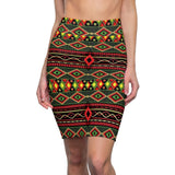 Tribal Geo Print Pencil Skirt - $29.99