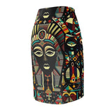 African Goddess Geometric Skirt - $29.99