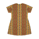 African Tribal Stripe T-Shirt Dress — $42.99