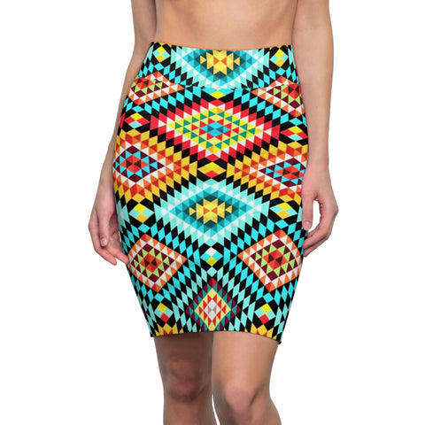 Afro Geo Midi Skirt - $29.99