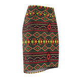 Tribal Geo Print Pencil Skirt - $29.99