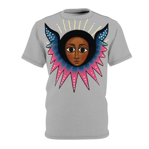 Afro Angel Face - Pink - Gray - $39.99