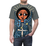 Afro Angel Warrior - Frost - Gray