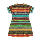 Colorful Tribal Stripe T-Shirt Dress — $42.99