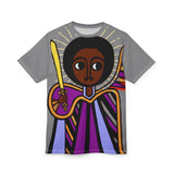Afro-Guardian Angel Shirt (gray) - $39.99