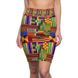 Kente Printl Skirt - $29.99