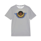 Afro Cherub Blue Wings - Gray