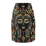 African Goddess Geometric Skirt - $29.99