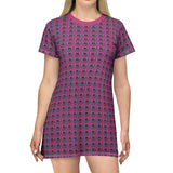 Afro Angel Face T-Shirt Dress - $42.99 - Pink