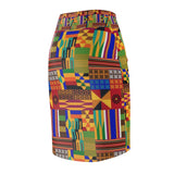 Kente Printl Skirt - $29.99