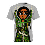 Afro Angel Warrior - Forrest- Gray