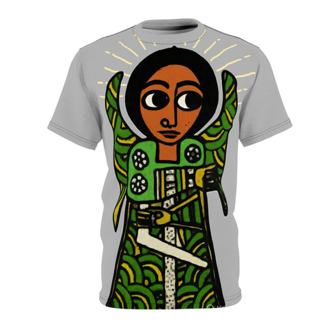 Afro Angel Warrior - Forrest- Gray