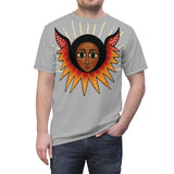 Afro Angel Face - Ruby - Gray - $39.99
