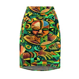 Forrest Mother African Midi Skirt