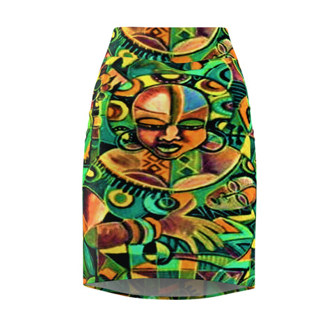 Forrest Mother African Midi Skirt