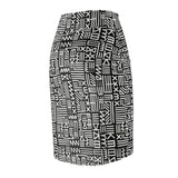 Tribal Geo Print Midi-Skirt - $29.99