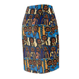 African Priest Print Skirt - $29.99