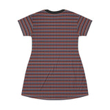 Afro Angel Face -Mask Print T‑Shirt Dress - $42.99