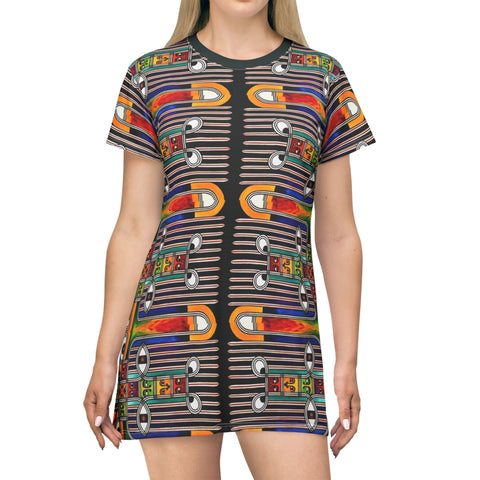 Ethiopian Eyes T-Shirt Dress — $42.99