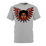 Afro Angel Face - Ruby - Gray - $39.99