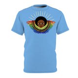 Afro Cherub Rainbow Wing - Blue - $39.99