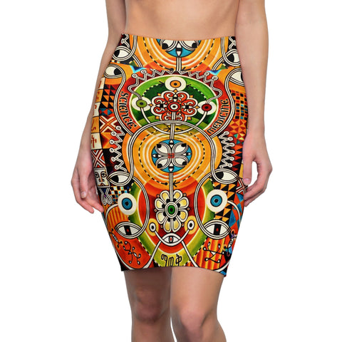 Tribal Mystic Midi Skirt - $29.99