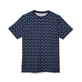 Afro Angel Face Print Shirt - Blue - $39.99