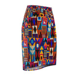 Afro Cityscape Skirt - $29.99