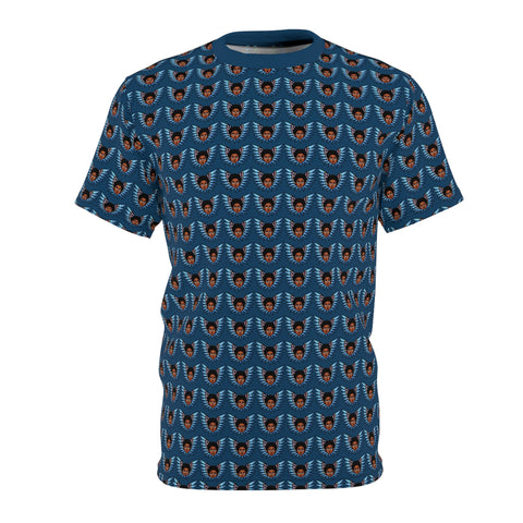 Afro Angel Face Print Shirt - $39.99