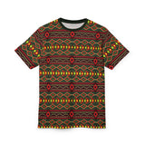 Tribal Festive All-Over Print Tee — African Aztec Pattern