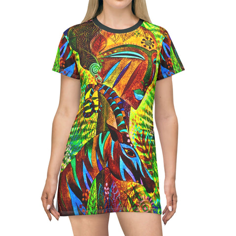 Forrest Mother Tribal  T‑Shirt Dress — $42.99